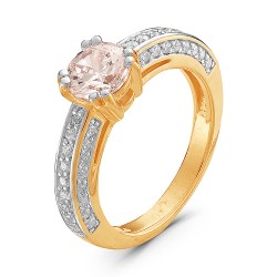 AG1-8793 Кольцо с фианитами. Золото 585.