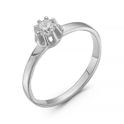 AG1-8958 Кольцо с фианитами. Серебро 925.