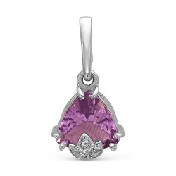 AG3-8910 Подвеcка с фианитами. Серебро 925.