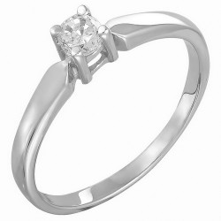 AG1-094 AGd Кольцо с фианитами. Серебро 925.