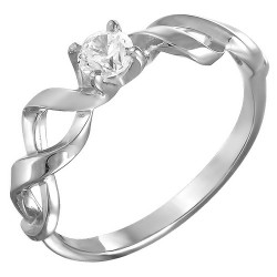 AG1-8670 Кольцо с фианитами. Серебро 925.