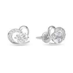 AG2-9731 Серьги с фианитами. Серебро 925.