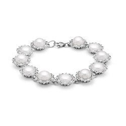 AG8-104 Колье с жемчугом. Серебро 925.