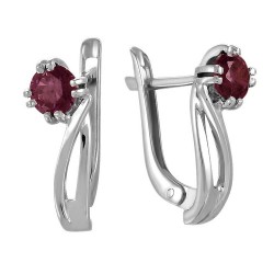 AG2-8675 Серьги с фианитами. Серебро 925.