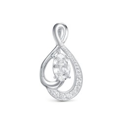AG3-9884 Подвеcка с фианитами. Серебро 925.